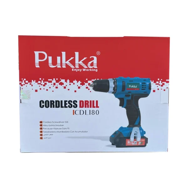دریل پیچ گوشتی شارژی پوکا مدل CDL180
