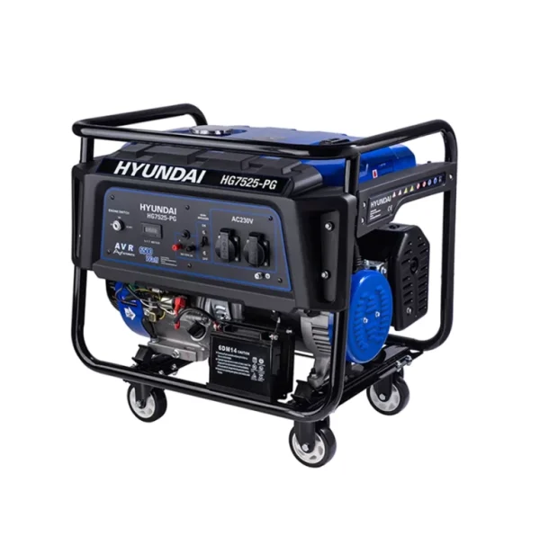 موتور برق بنزینی استارتی هیوندای مدل HG7727-PG