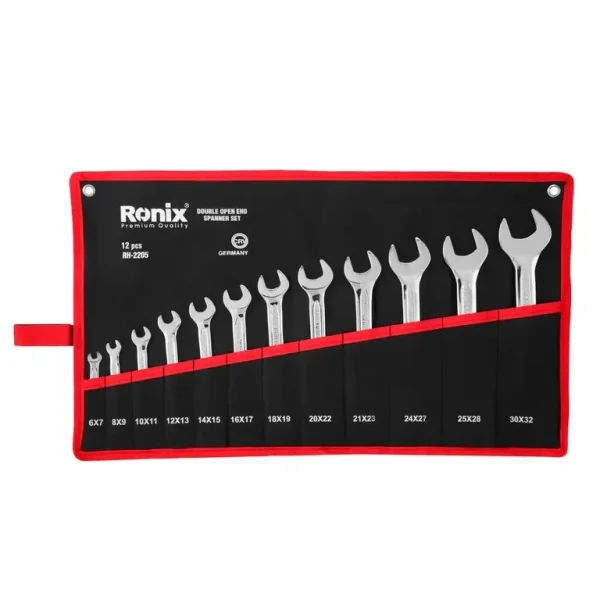 آچار دو سر رینگی رونیکس مدل RH-2205 مجموعه 12 عددی